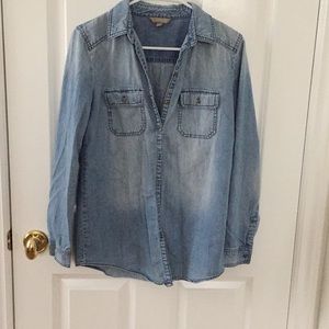 light washed jean jacket